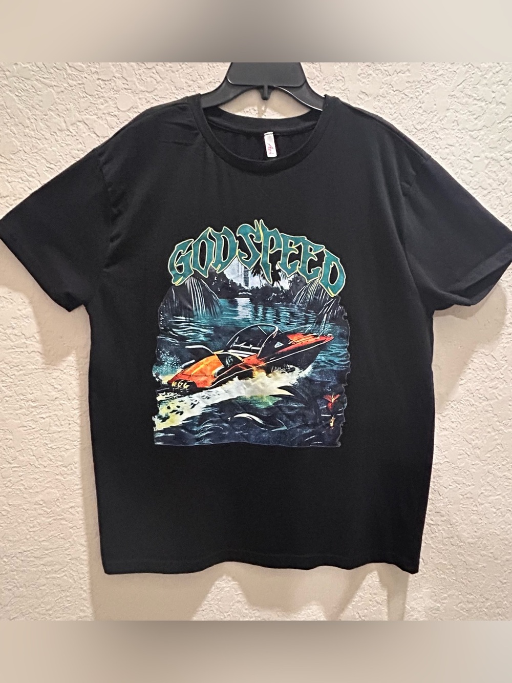 Godspeed "Rainforest" or "Miami Boat" Short Sleeve Women’s Large T-shirt